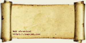 Novak Ćosić vizit kartica